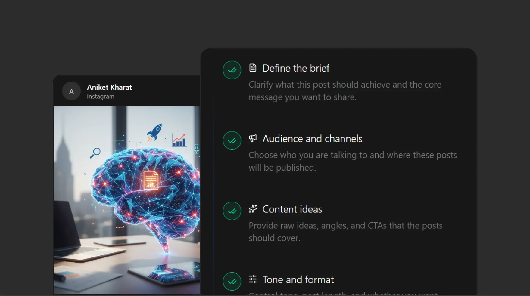 Turn Ideas Into Output