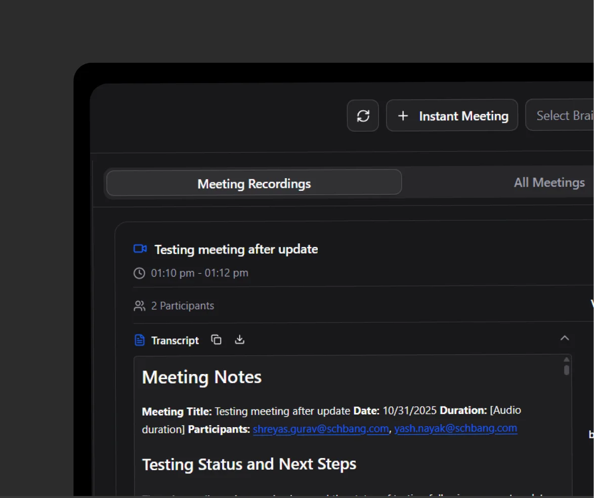 Meetings That Don't Disappear